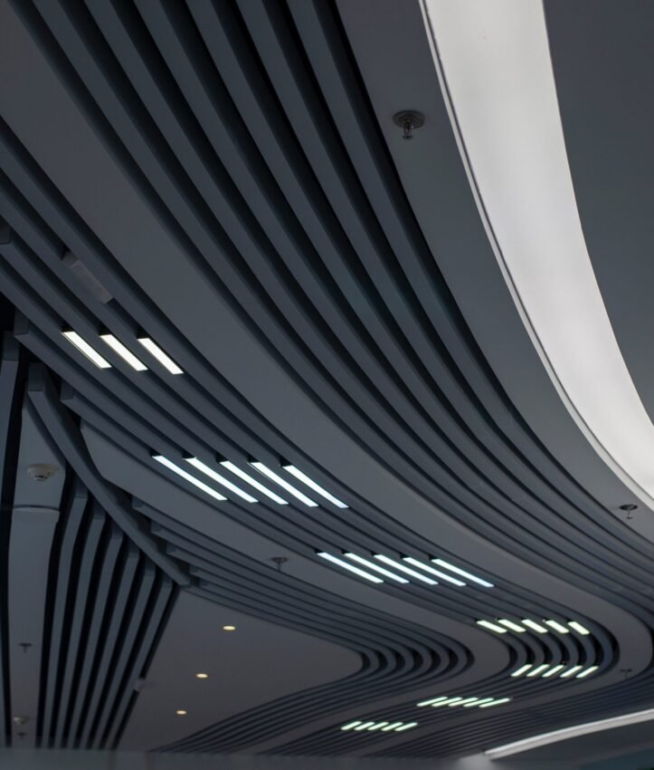 LINA Curved Ultima-BAFFLE Ceiling